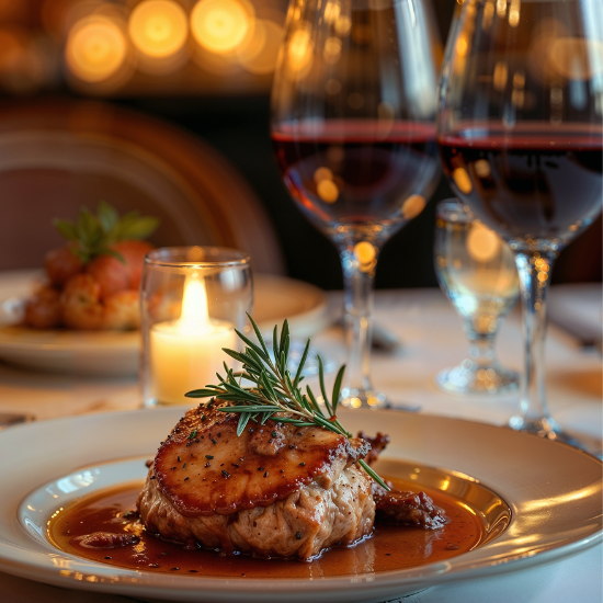 Dinner at River Meadow Manor